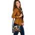 Curious canine timekeeper shoulder handbag