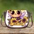 Cute baby bumblebee character 3d saddle bag