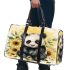 Cute baby panda with sunflowers 3d travel bag