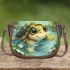 Cute baby turtle in the water saddle bag