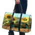 Cute baby turtles with sunflower eyes and big heads 3d travel bag