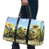 Cute baby turtles with sunflower eyes and big heads 3d travel bag