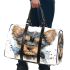 Cute baby yorkshire terrier portrait clipart 3d travel bag