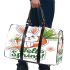 Cute bunny sitting on top of an carrot hello spring 3d travel bag