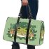 Cute cartoon frog eating ramen 3d travel bag