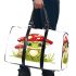 Cute cartoon frog sitting under an amanita muscaria mushroom 3d travel bag