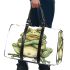 Cute cartoon frog with its front legs crossed 3d travel bag
