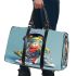 Cute cartoon green frog 3d travel bag