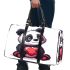 Cute cartoon panda holding a heart 3d travel bag
