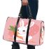 Cute cartoon rabbit playing with a carrot 3d travel bag