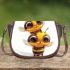 Cute cartoon style bee character 3d saddle bag