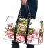 Cute frog sitting on the flower 3d travel bag