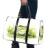 Cute happy frog in the grass near water 3d travel bag