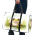 Cute happy frog in the grass near water 3d travel bag