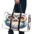 Cute owl clipart with big eyes 3d travel bag
