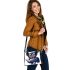 Cute owl teacher with a book and glasses shoulder handbag