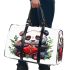 Cute panda making a heart with its hands 3d travel bag