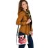 Cute pink owl with big eyes shoulder handbag