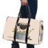 Cute pug dog inside a flower bucket 3d travel bag