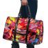 Cute red frog graffiti style 3d travel bag