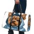 Cute yorkshire terrier in hoodie 3d travel bag