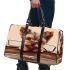 Cute yorkshire terrier puppy driving 3d travel bag