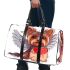 Cute yorkshire terrier with angel wings and heart 3d travel bag