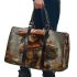 Dashhund mushroom and draem catcher 3d travel bag