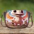 Dragon and colorful mushrooms Saddle Bags for Women: Perfect Gift for Girlfriend, Wife, Daughter