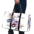 Dragonflies flowers and water lilies 3d travel bag