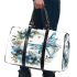 Dragonfly with flowers and leaves 3d travel bag