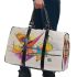 Drawing of an abstract composition in the style 3d travel bag