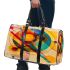 Dynamic composition of geometric shapes and colorful lines 3d travel bag