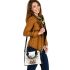 Elegant deer with large antlers shoulder handbag