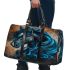 Elegant dressage horse with flowing mane 3d travel bag