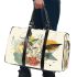 Elegant Essence Minimalistic Floral Delicacy 3D Travel Bag