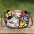 Enchanted butterfly meadow Saddle Bags for Women: Perfect Gift for Girlfriend, Wife, Daughter