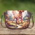 Enchanted garden encounter Saddle Bags for Women: Perfect Gift for Girlfriend, Wife, Daughter