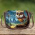 Enchanted moonlit owl saddle bag