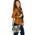 Enchanting watercolor design featuring the majestic elk shoulder handbag