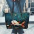 Exciting Adventures and Whimsical Moments with Cute Fish Leather Tote Bag