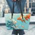 Exciting Adventures and Whimsical Moments with Cute Fish Leather Tote Bag