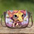 Fantastical floral creature Saddle Bags for Women: Perfect Gift for Girlfriend, Wife, Daughter