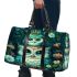 Fantasy cute baby owl with big blue eyes 3d travel bag