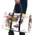 Female face with green eyes and purple lips 3d travel bag