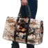 Galloping horse in the style of oil painting 3d travel bag