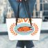 give thanks Leather Tote Bag