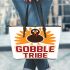 Gobble tribe Leather Tote Bag