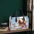 Golden retriever's curiosity Chic Stylish Small Handbag & Women Totes: Perfect Gift for Girlfriend | Crossbody, Purse, Handbag