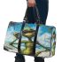 Grinch with black sunglass with coconut 3d travel bag